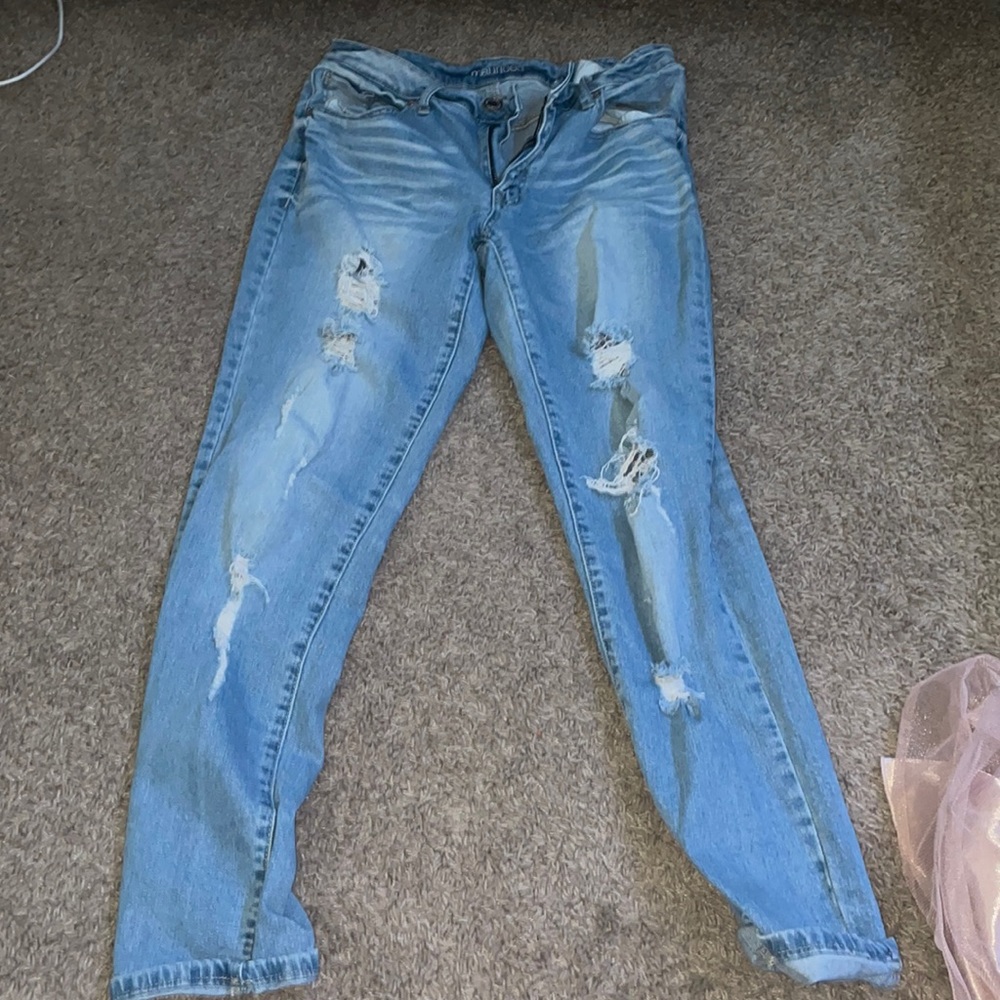 Light Blue Ripped Jeans